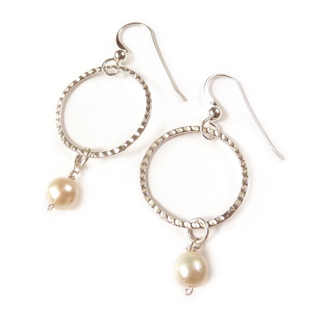 Freshwater Pearl Hoop Earrings