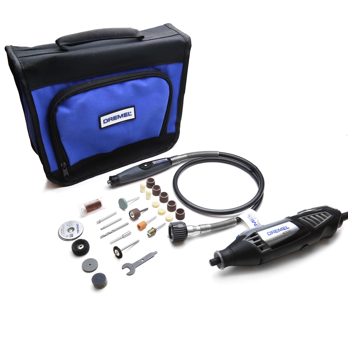 Dremel 4000 Multi Tool with Flexible Shaft & 45 Accessories